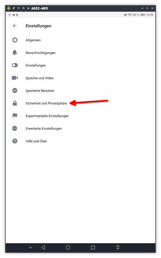 Sicherheit und Privatsphäre